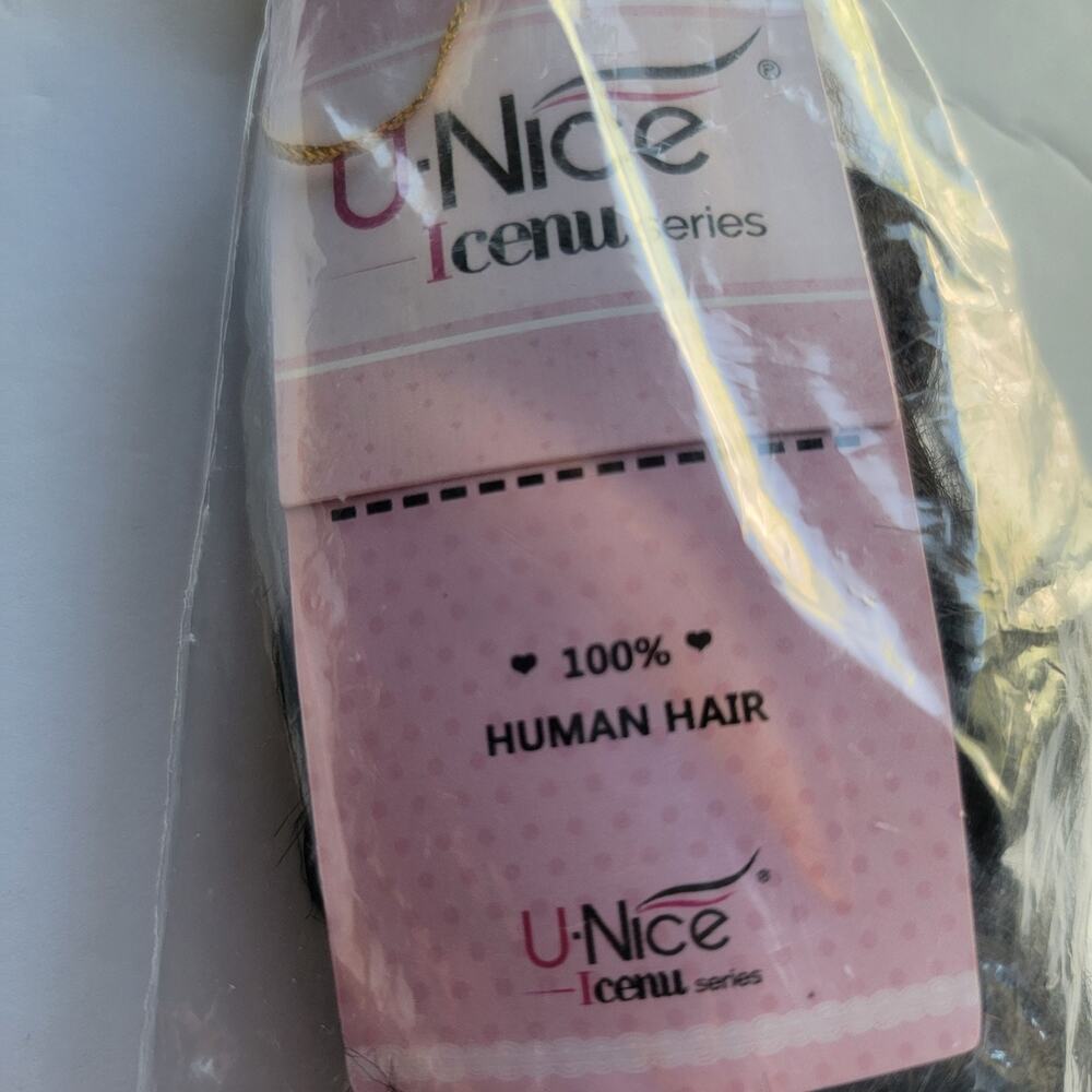 Unice Icenu Series Human Hair Extensions Body Wave Black 3 Bundle Sew-In Weft